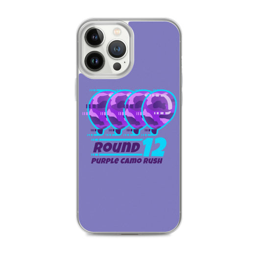 Purple Camo Rush iPhone Case