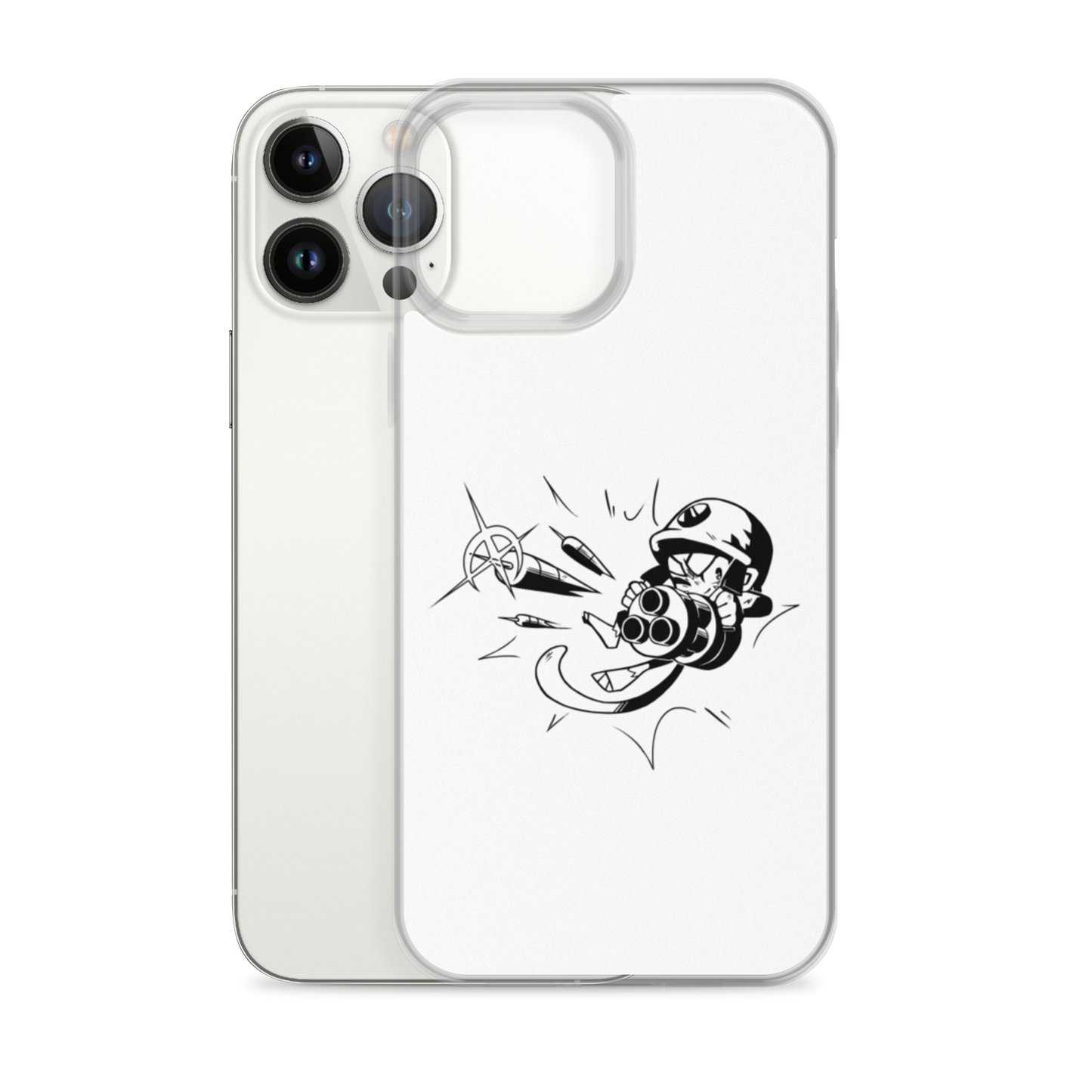 Comic Style Dartling iPhone Case