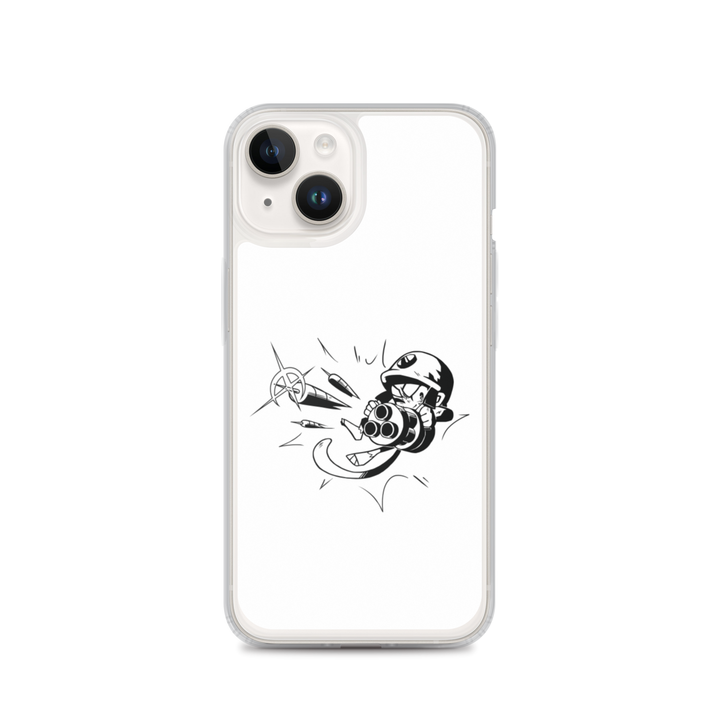 Comic Style Dartling iPhone Case