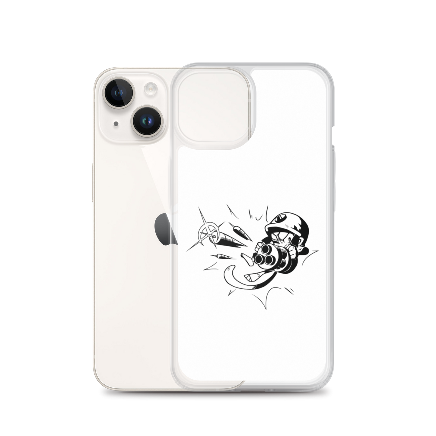 Comic Style Dartling iPhone Case