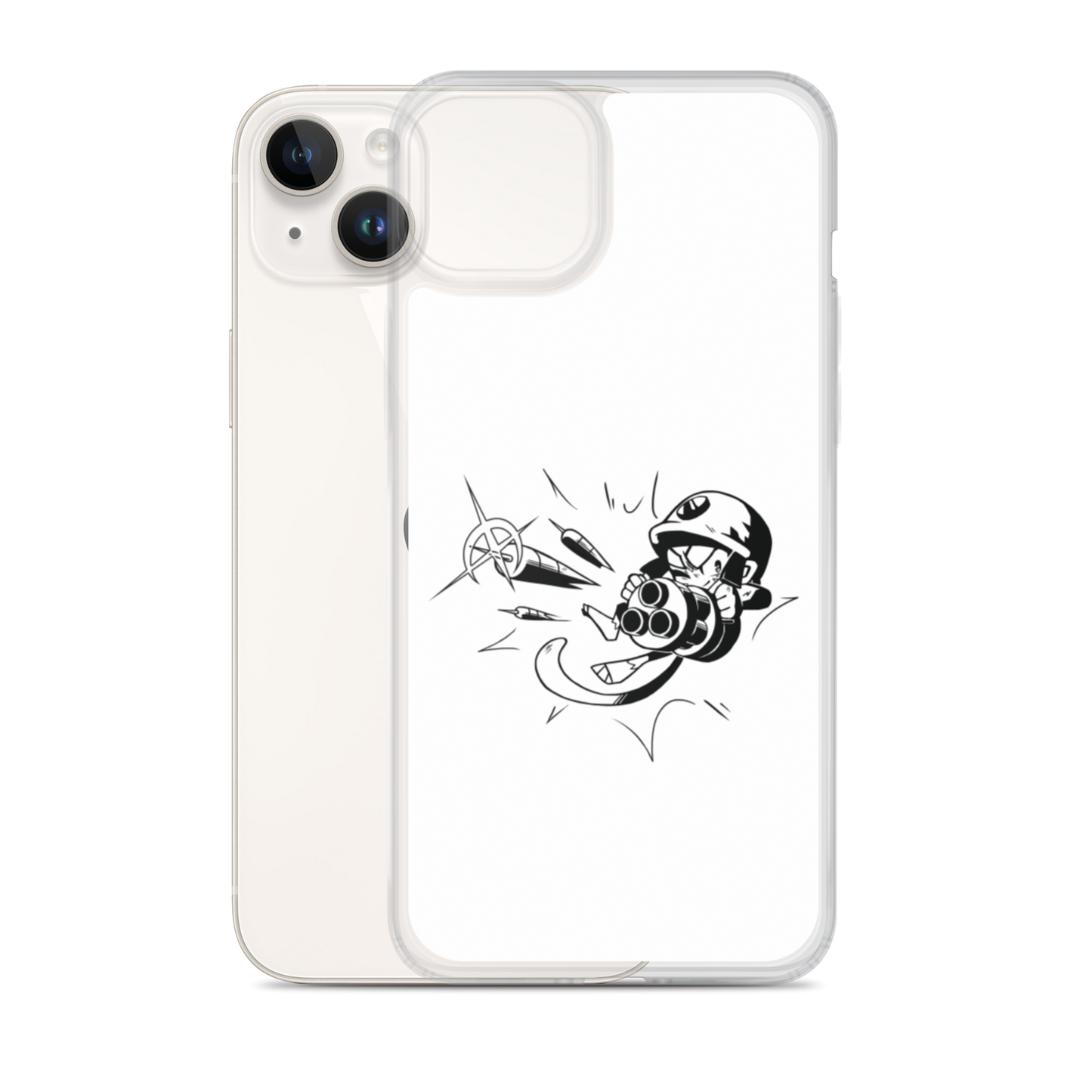 Comic Style Dartling iPhone Case