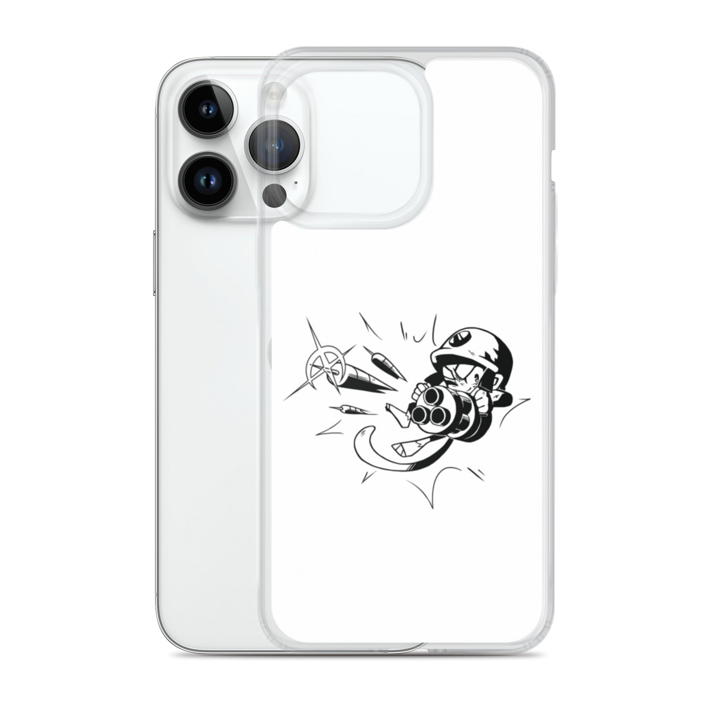 Comic Style Dartling iPhone Case