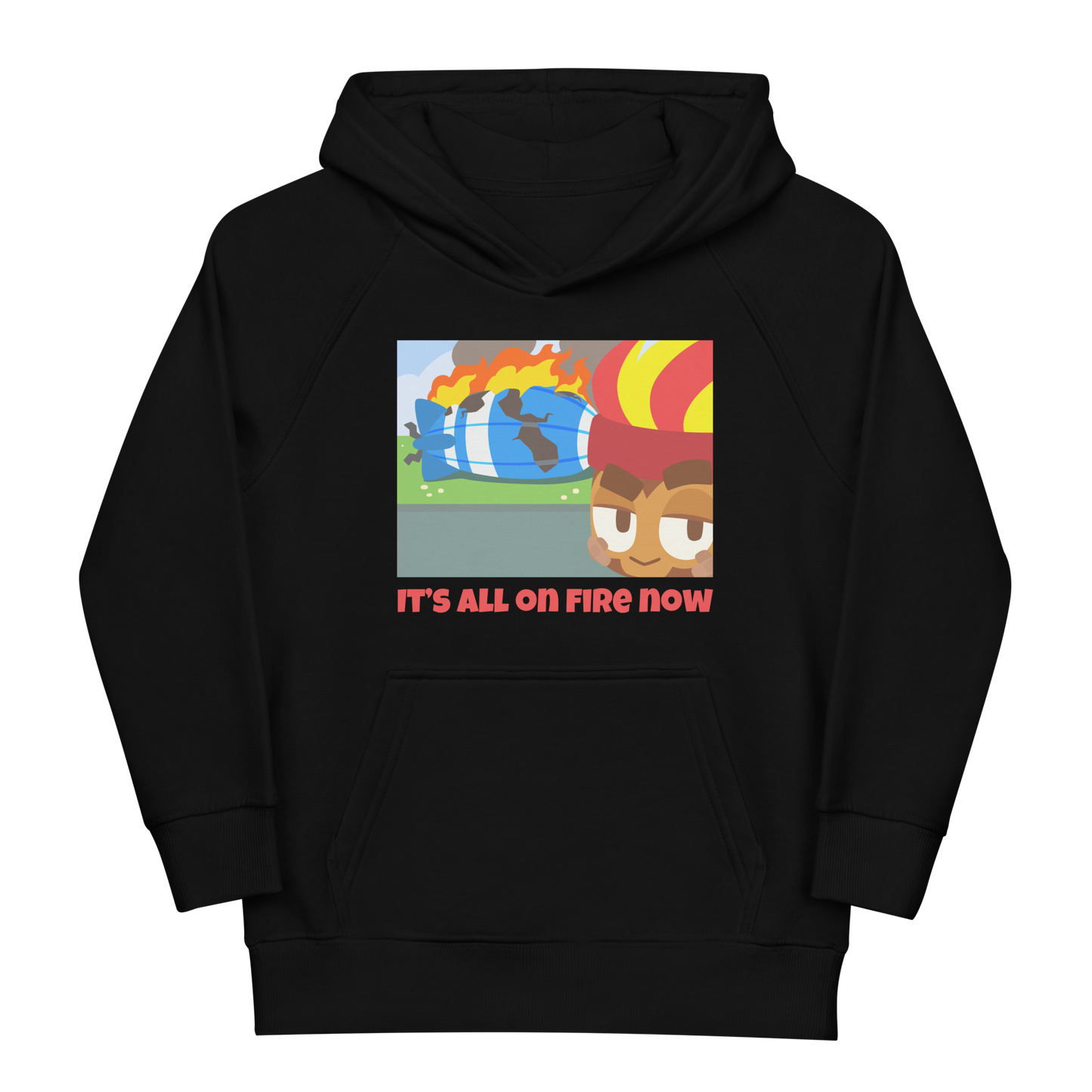 It's All On Fire Now Eco Hoodie (Kids/Youth)