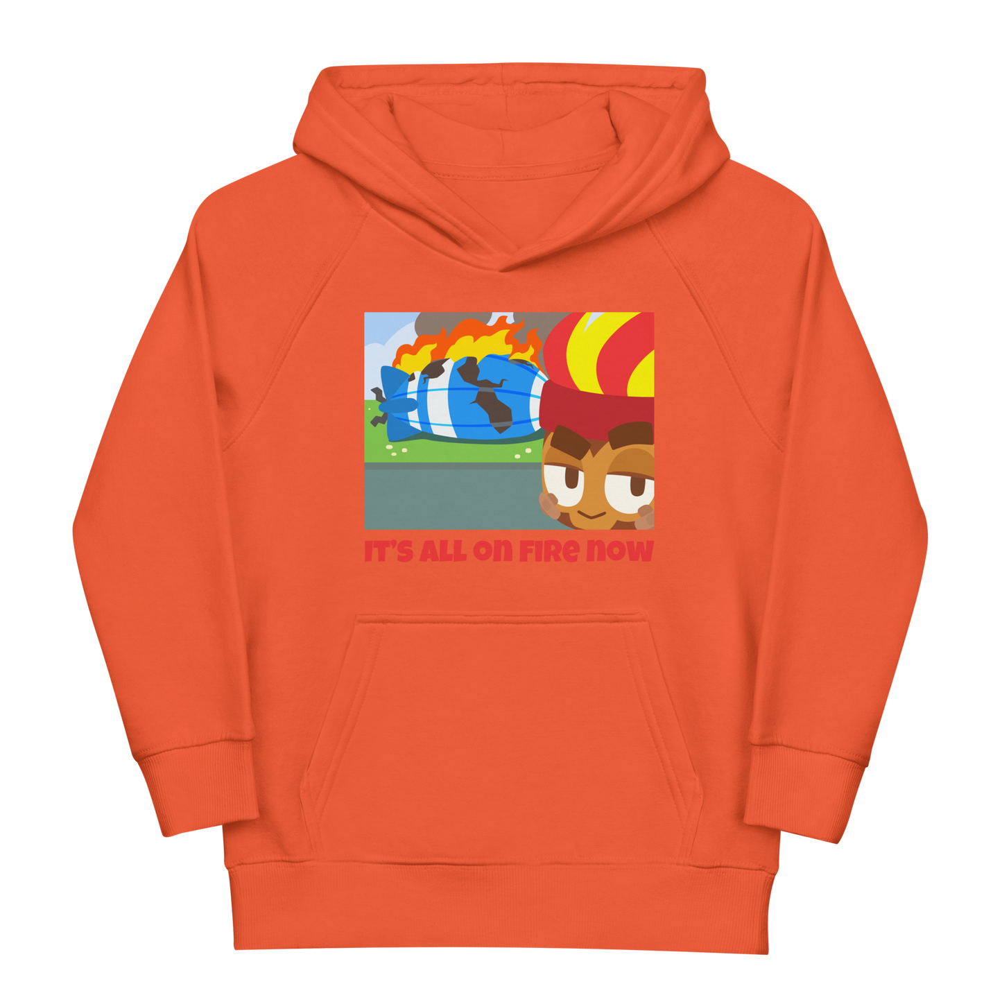 It's All On Fire Now Eco Hoodie (Kids/Youth)