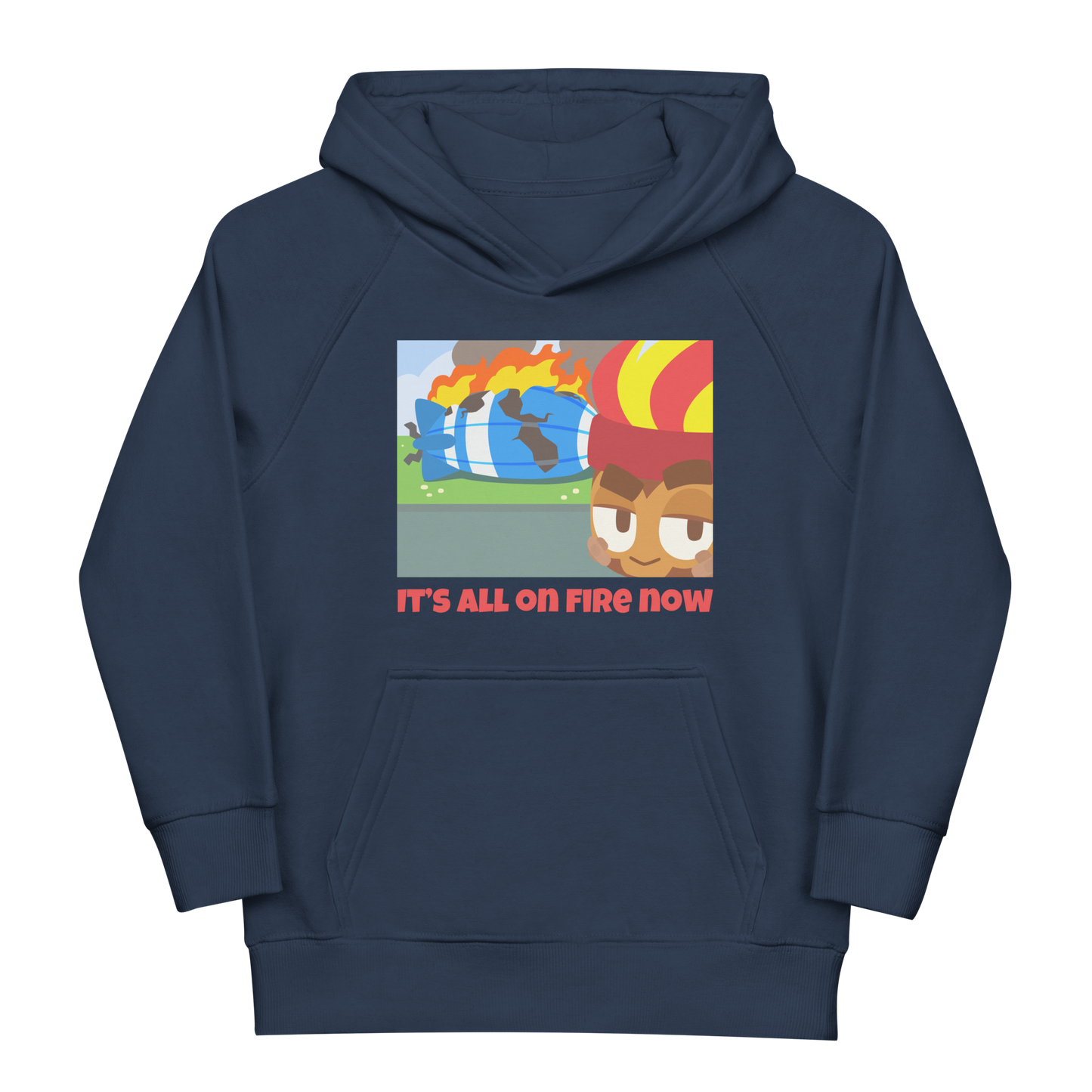 It's All On Fire Now Eco Hoodie (Kids/Youth)