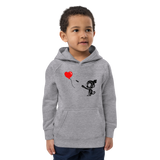 Monkey With Bloon Eco Hoodie (Kids/Youth)