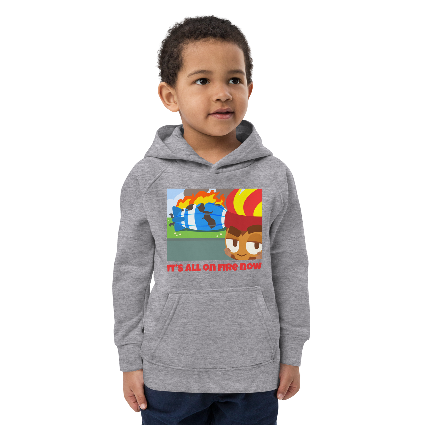 It's All On Fire Now Eco Hoodie (Kids/Youth)