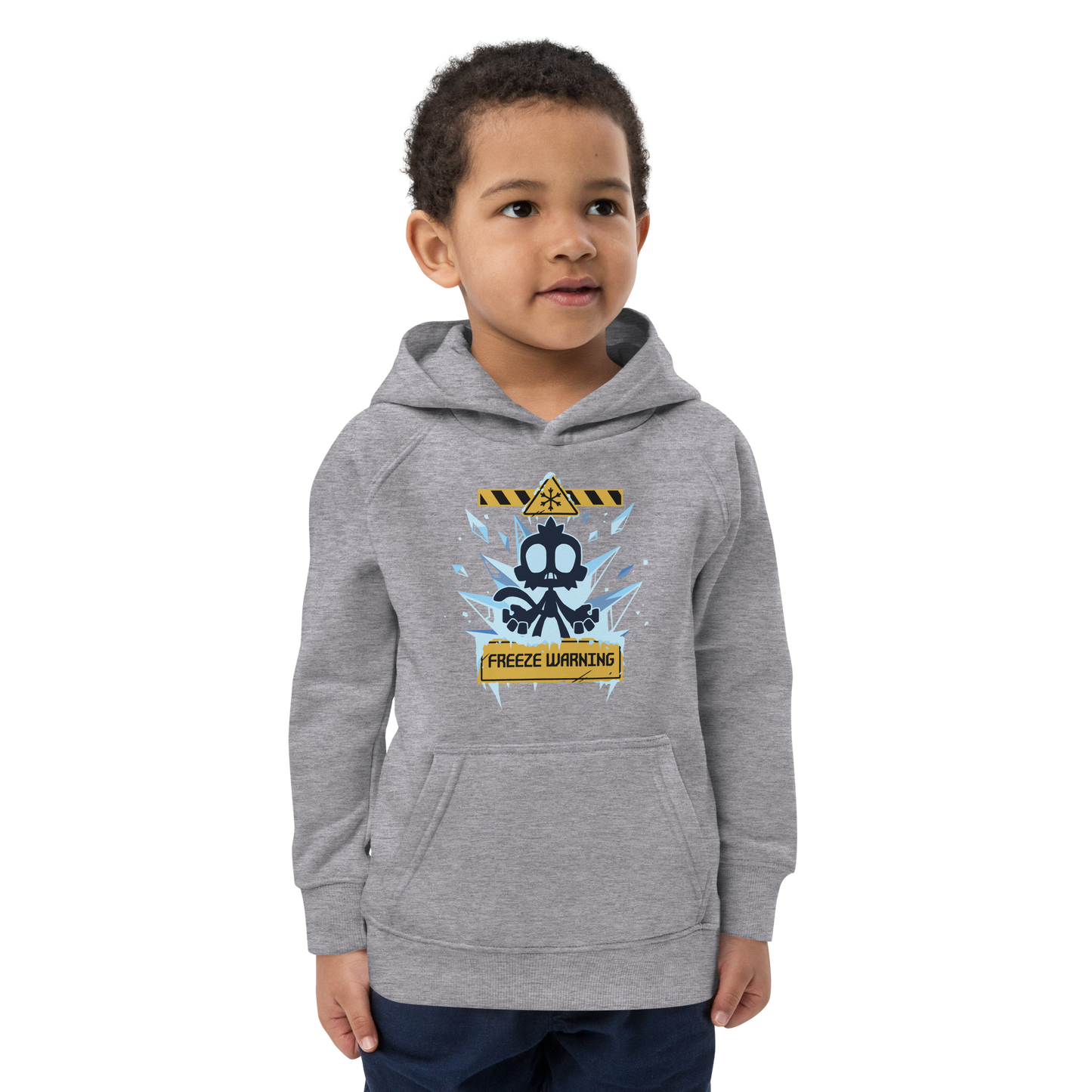 Freeze Warning Eco Hoodie (Kids/Youth)