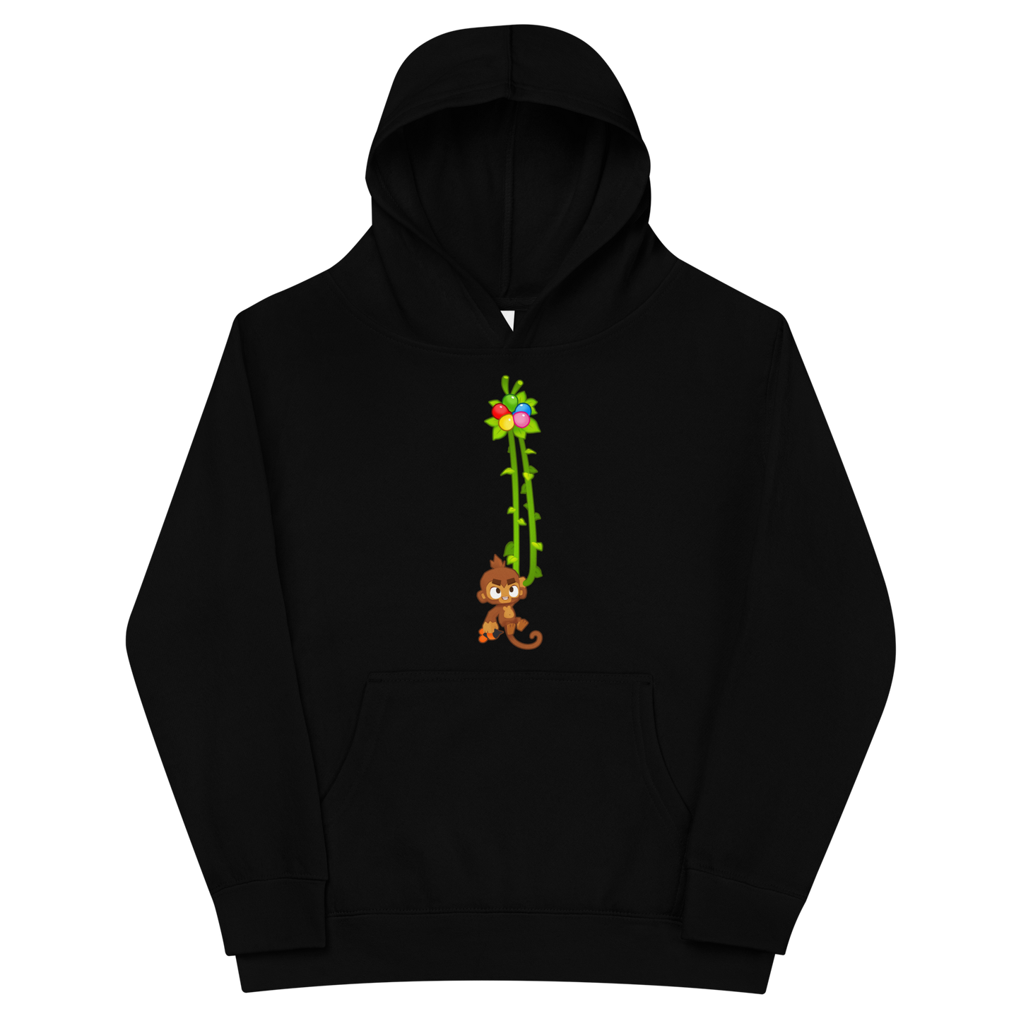 Vine Monkey Fleece Hoodie (Kids/Youth)