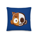 Monkey Skull Premium Pillow