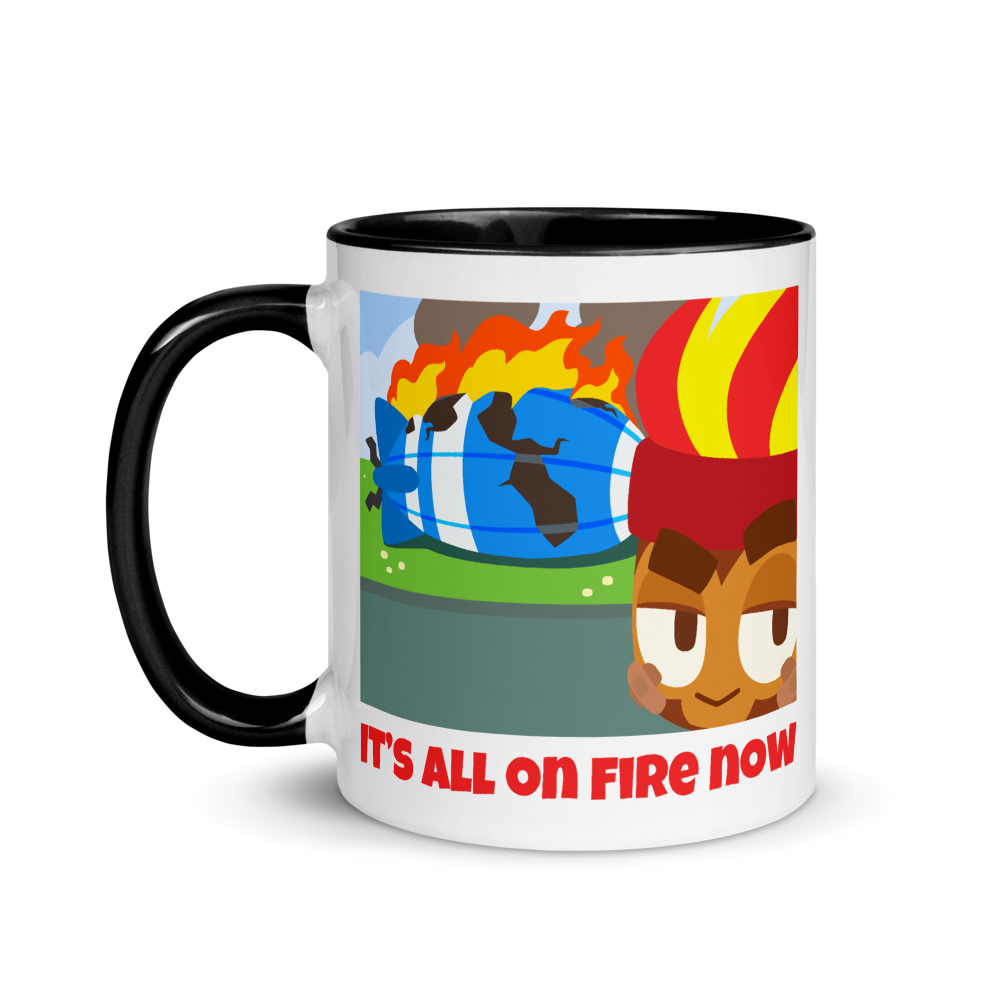 It's All On Fire Now Mug