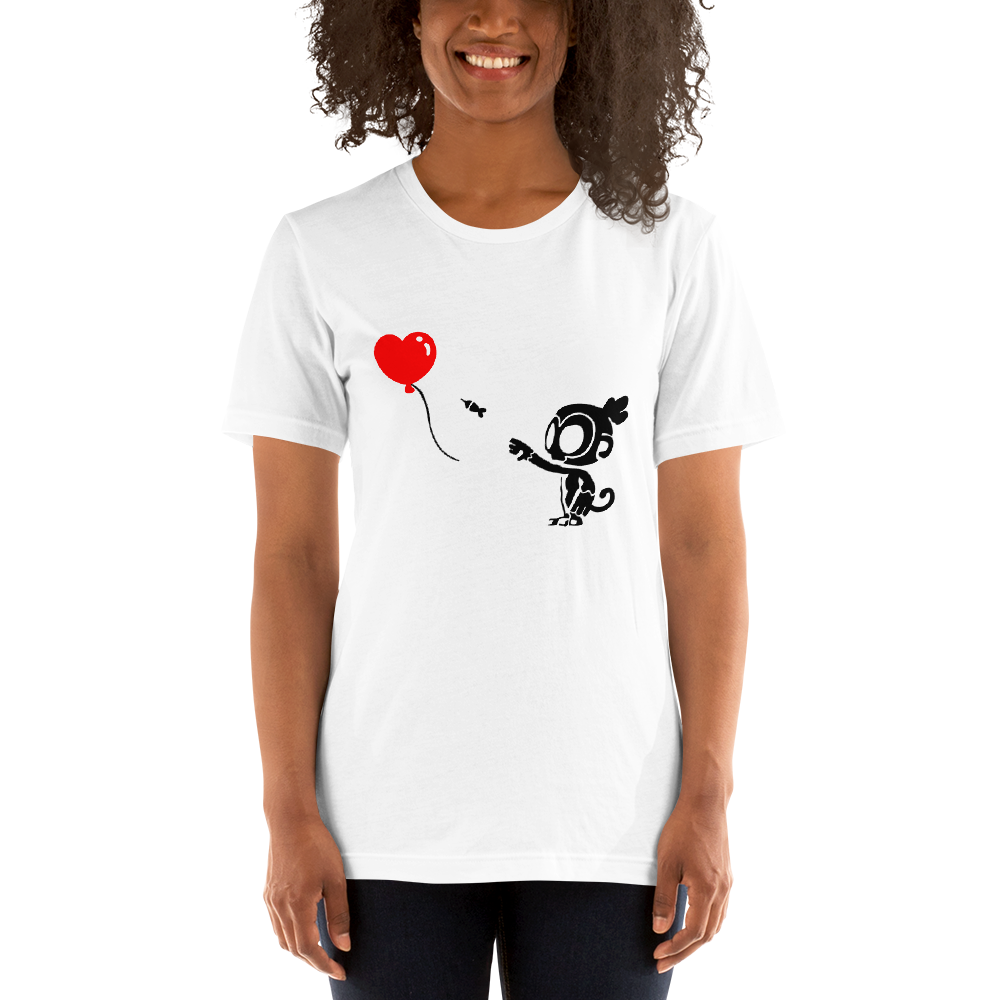 Monkey With Bloon Shirt (Unisex)