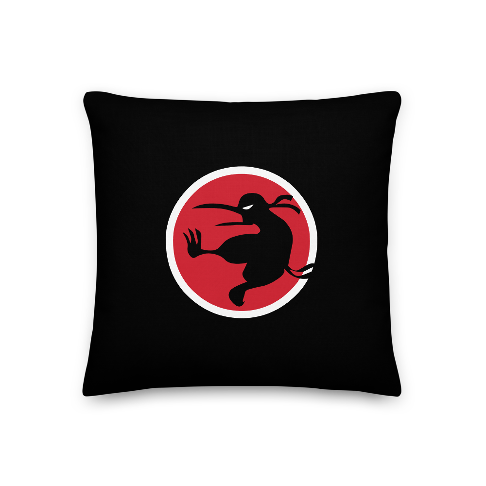 Ninja Kiwi Logo Premium Pillow