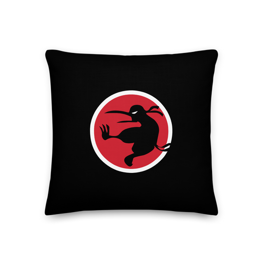 Ninja Kiwi Logo Premium Pillow