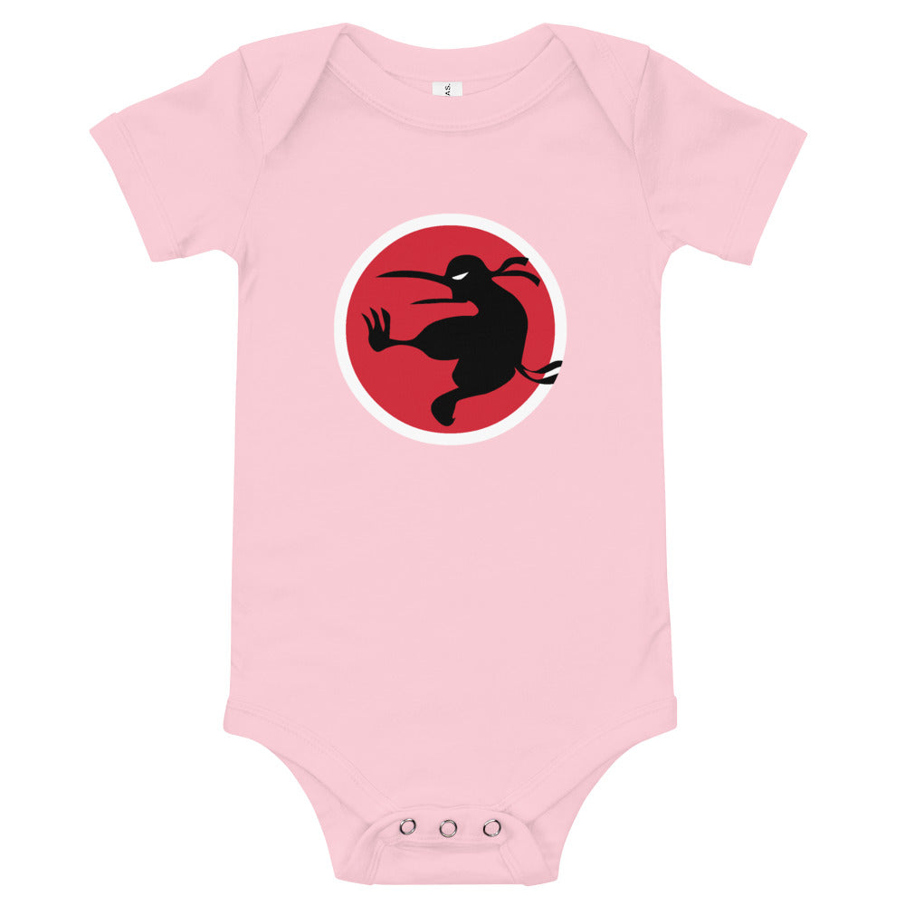 Ninja Kiwi Logo Baby Bodysuit