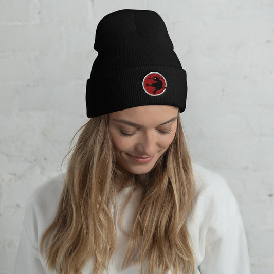 Ninja Kiwi Logo Cuffed Beanie