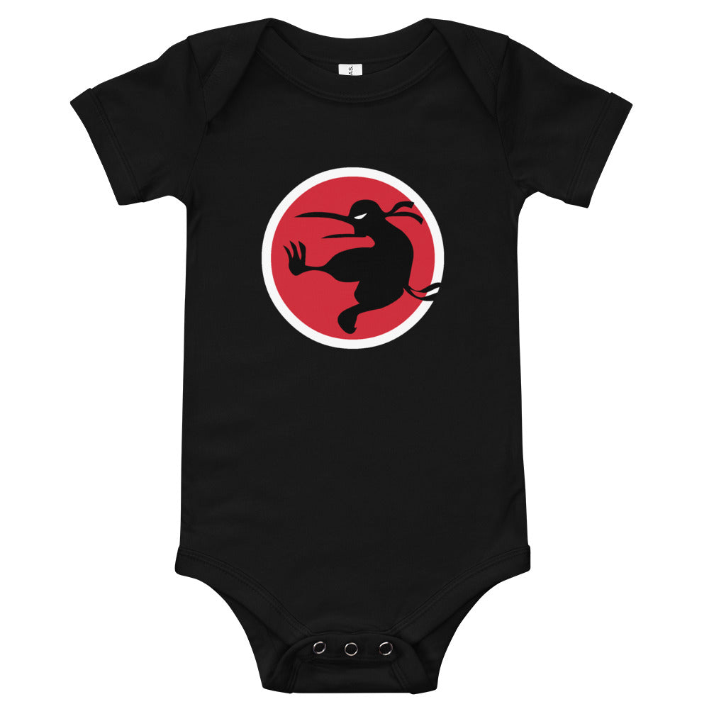 Ninja Kiwi Logo Baby Bodysuit