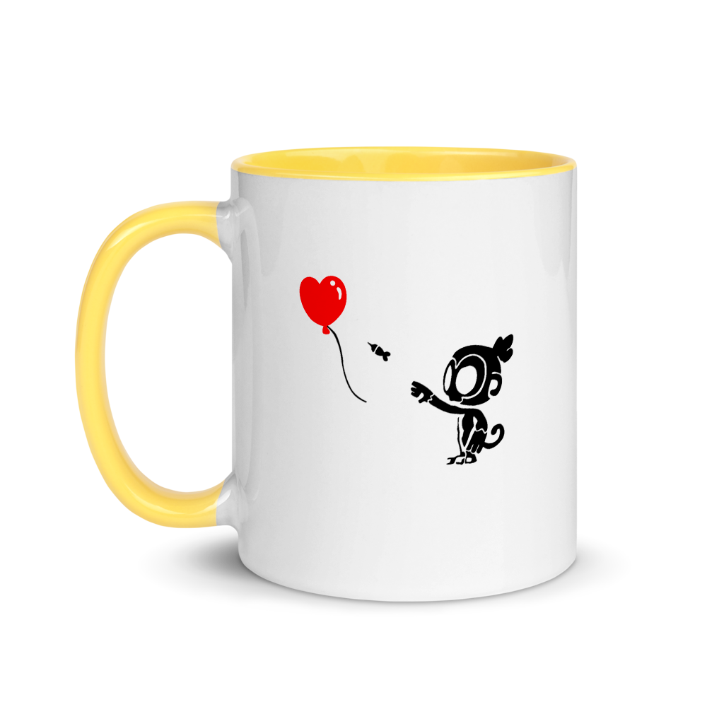 Monkey With Bloon Mug