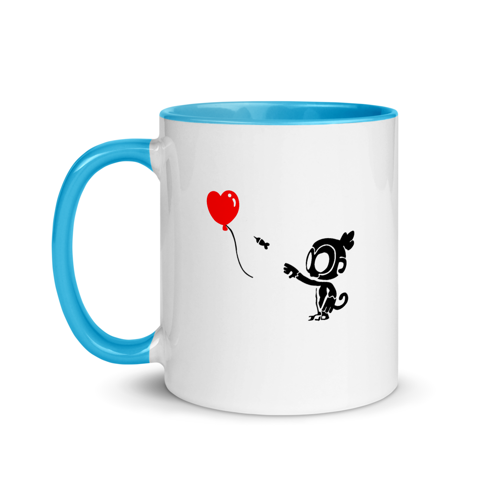 Monkey With Bloon Mug