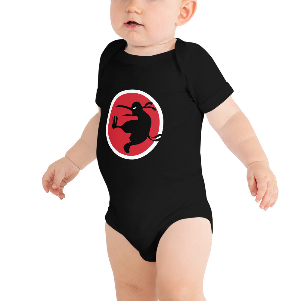 Ninja Kiwi Logo Baby Bodysuit