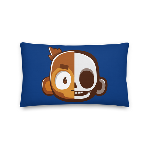 Monkey Skull Premium Pillow