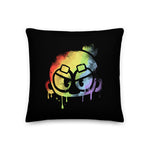 Monkey Graffiti Premium Pillow