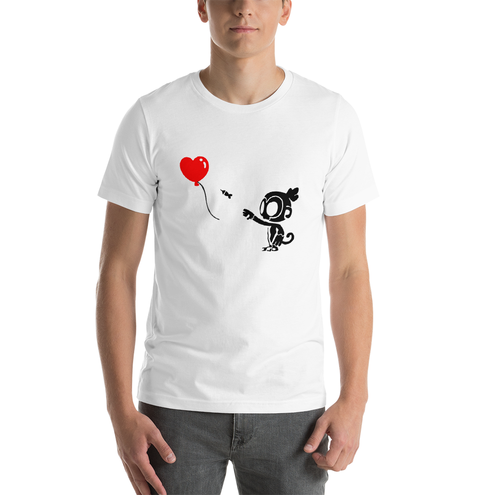 Monkey With Bloon Shirt (Unisex)