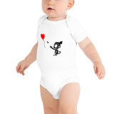 Monkey With Bloon Baby Bodysuit