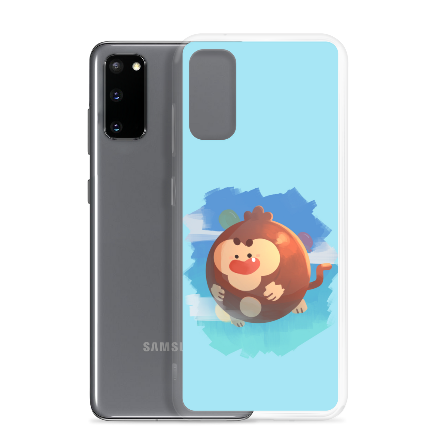 Round Monkey Samsung Case