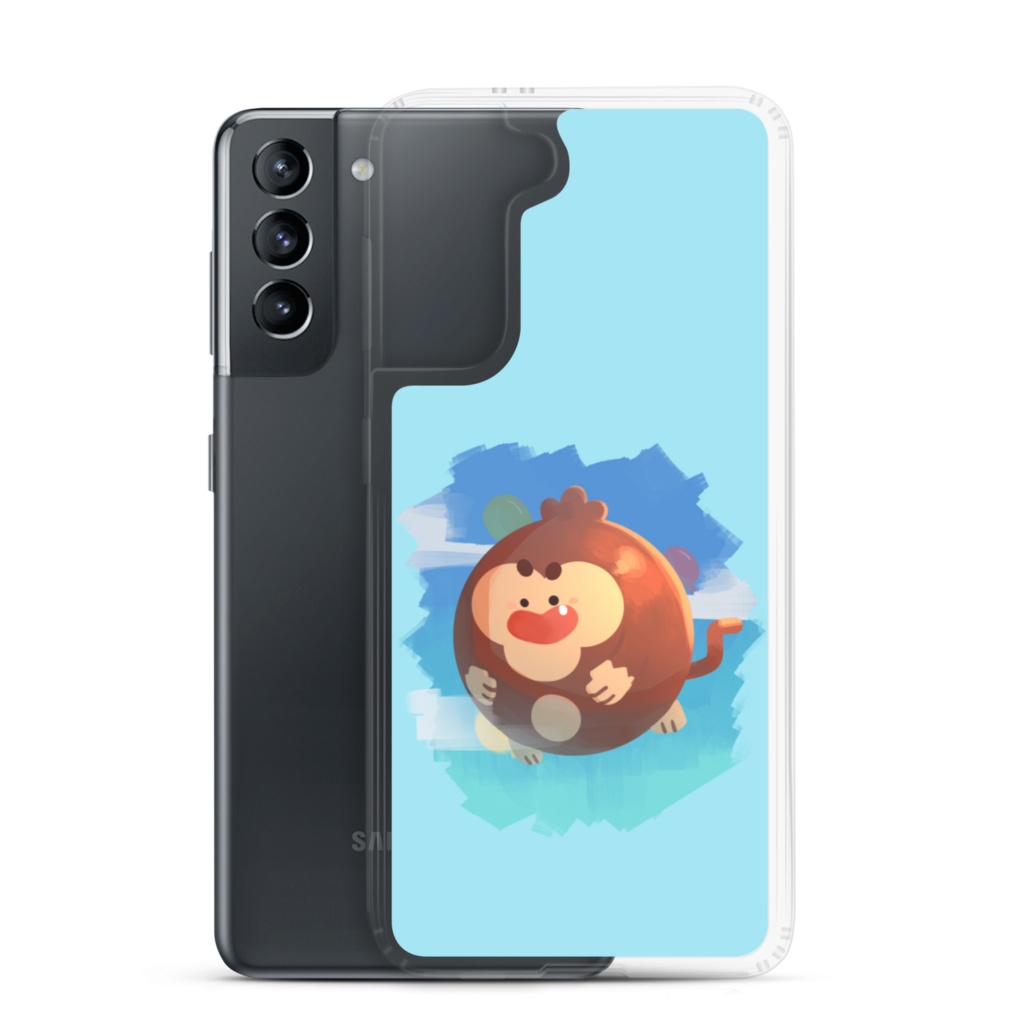 Round Monkey Samsung Case