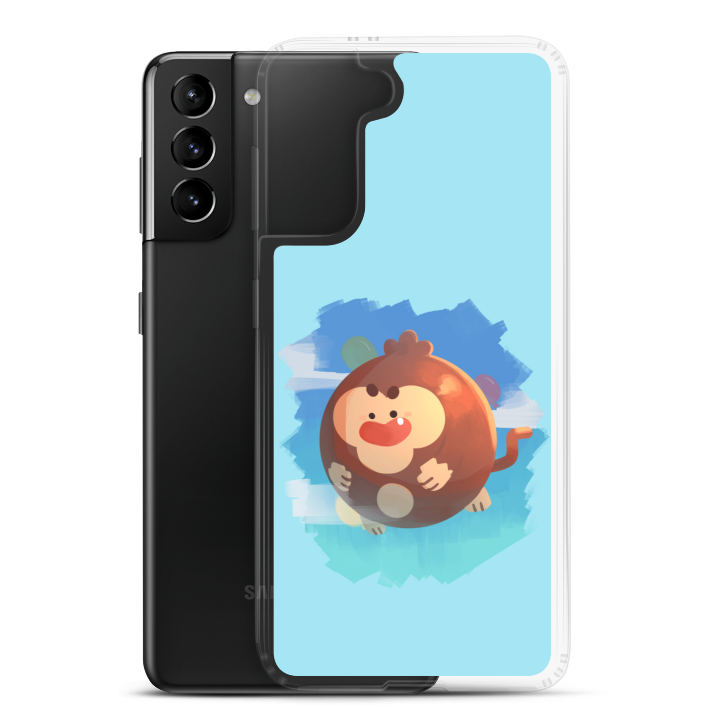 Round Monkey Samsung Case