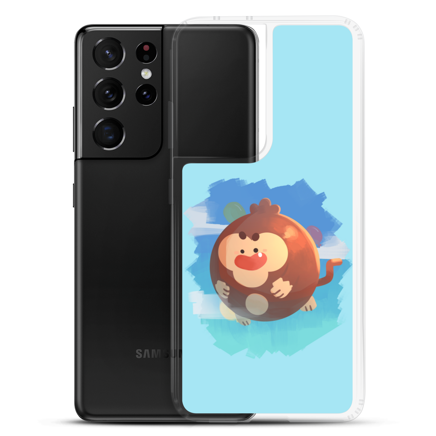 Round Monkey Samsung Case