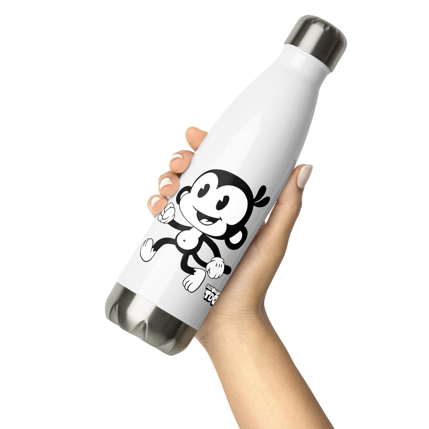 Retro Monkey Stainless Steel Water Bottle