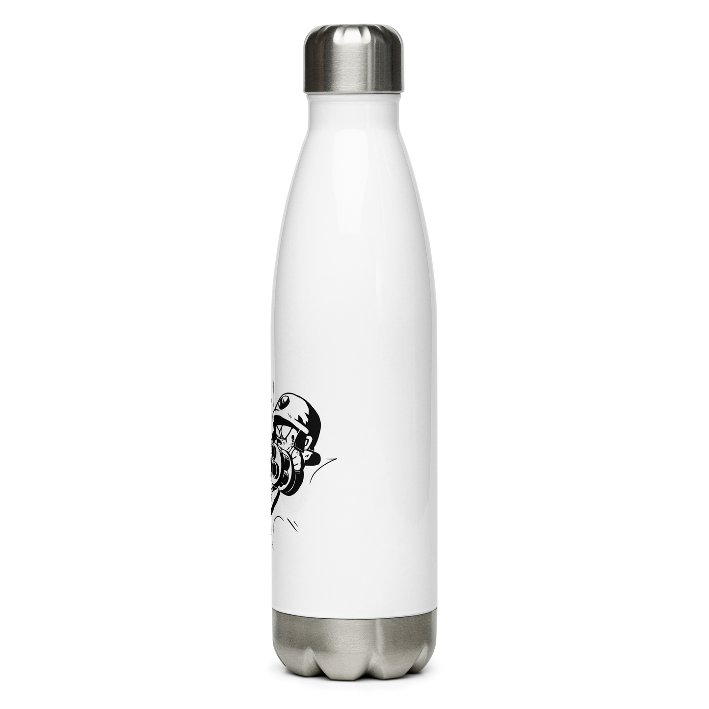 Comic Style Dartling Stainless Steel Water Bottle