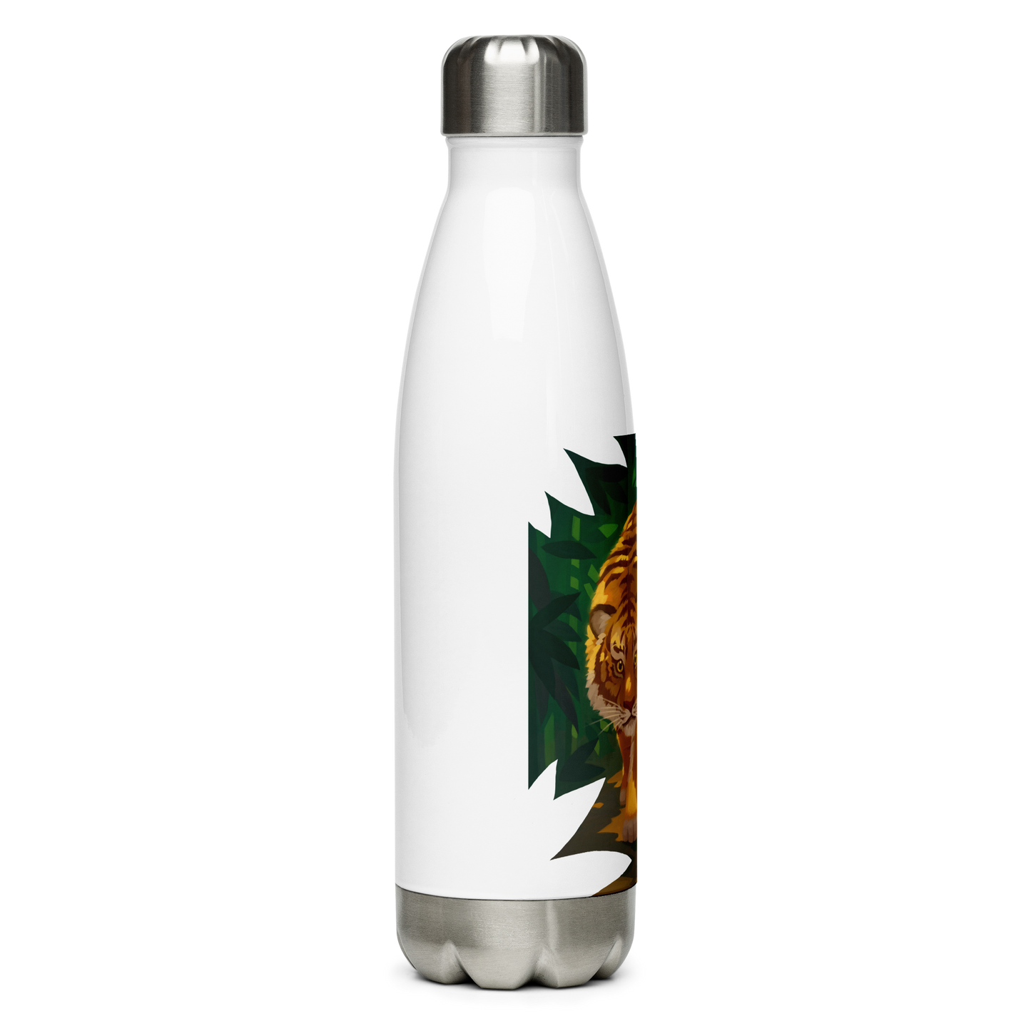 Tiger And Psi Stainless Steel Water Bottle