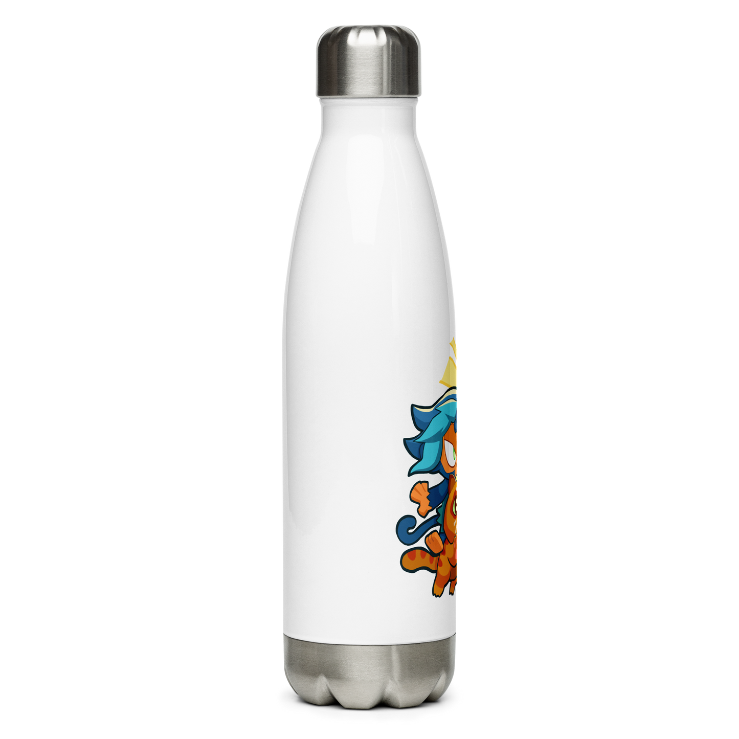 Ezili Smudge Cat Stainless Steel Water Bottle