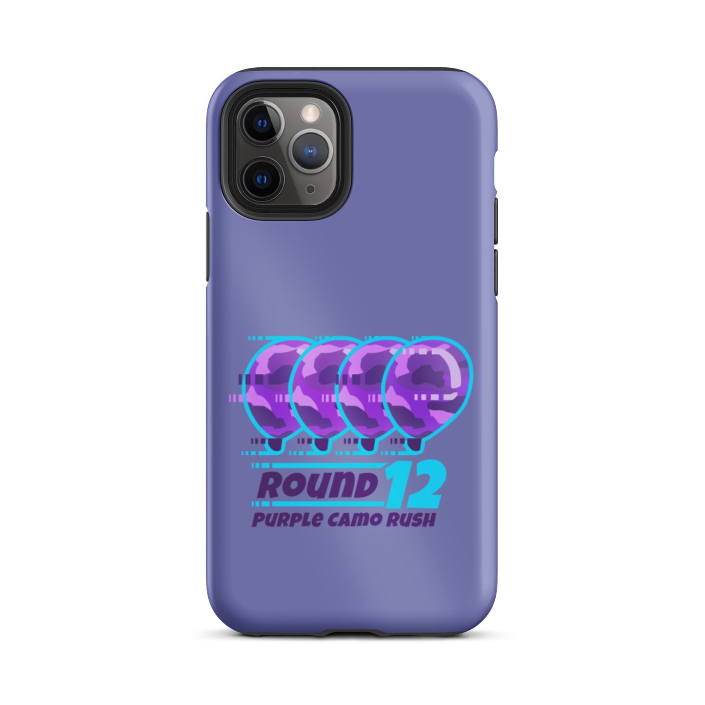 Purple Camo Rush iPhone Case (Tough)