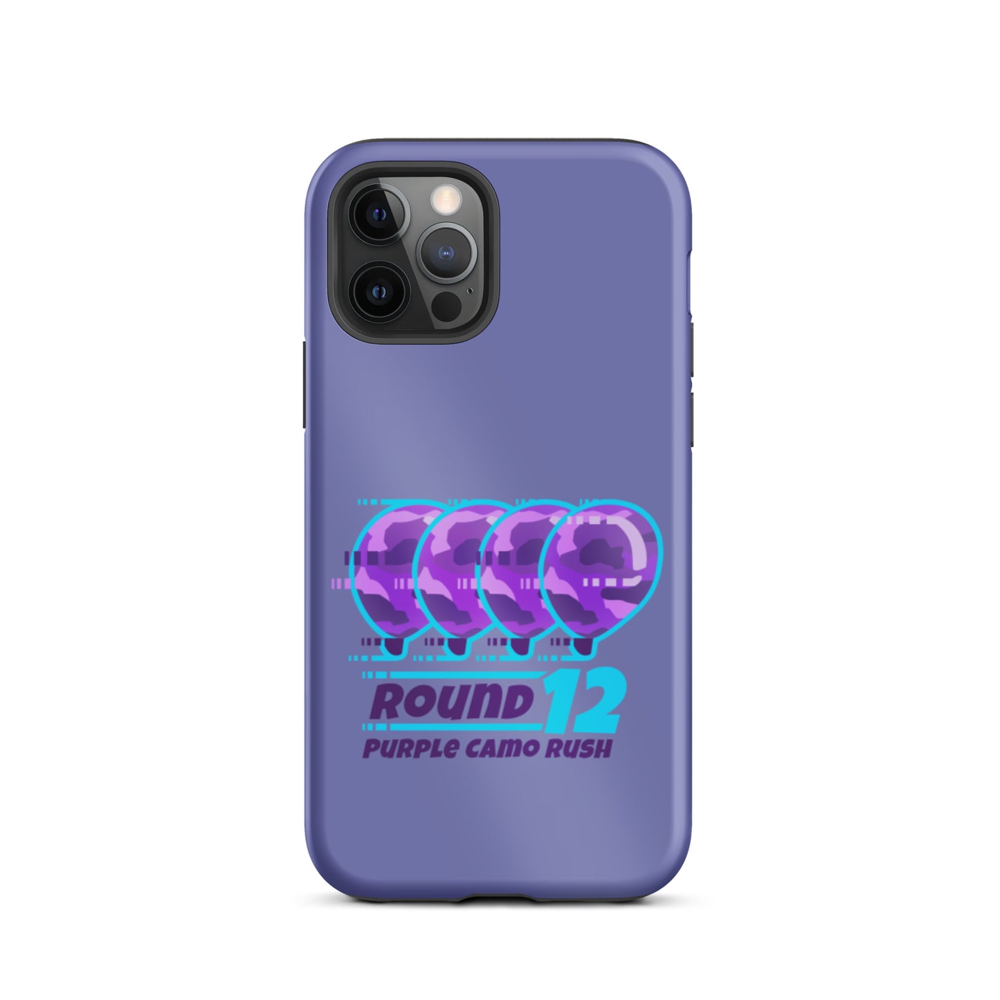 Purple Camo Rush iPhone Case (Tough)