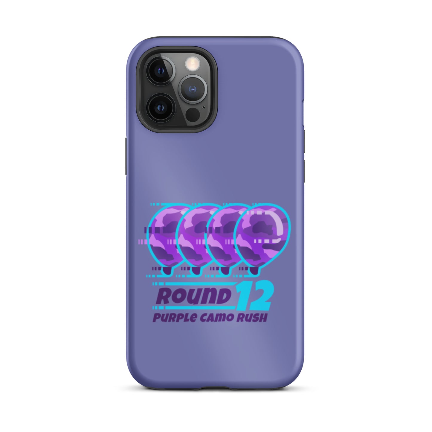 Purple Camo Rush iPhone Case (Tough)