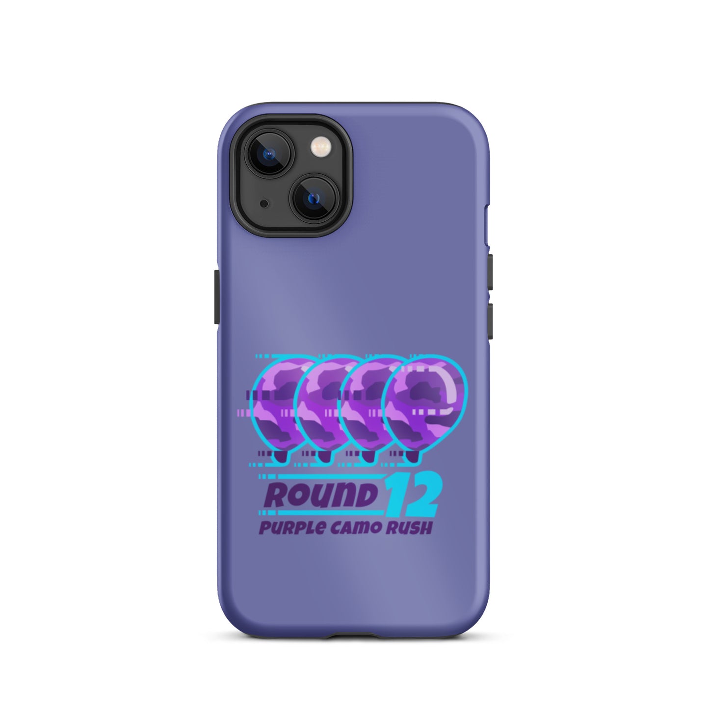 Purple Camo Rush iPhone Case (Tough)