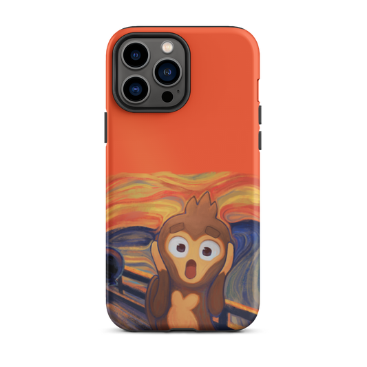 Screaming Monkey iPhone Case (Tough)