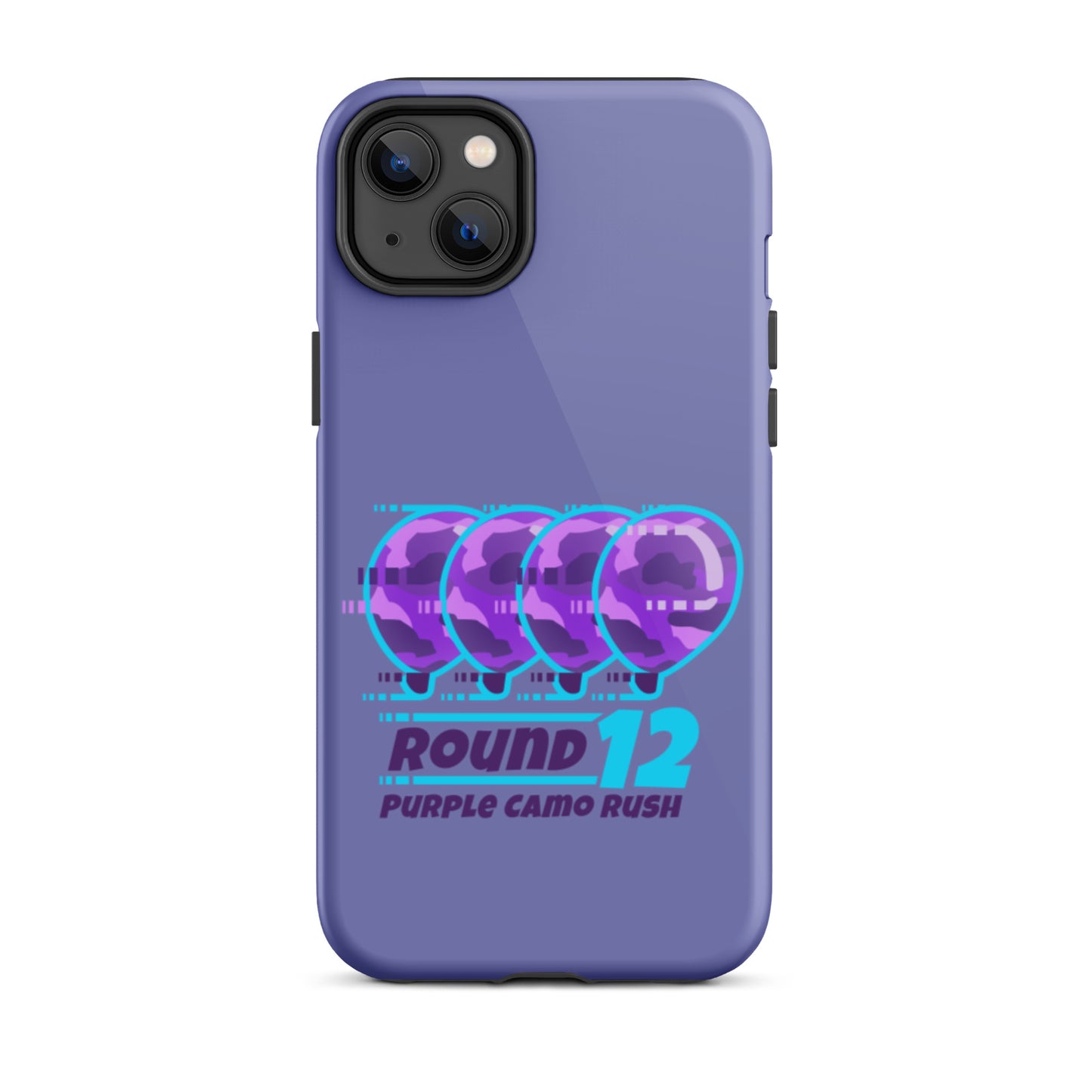 Purple Camo Rush iPhone Case (Tough)