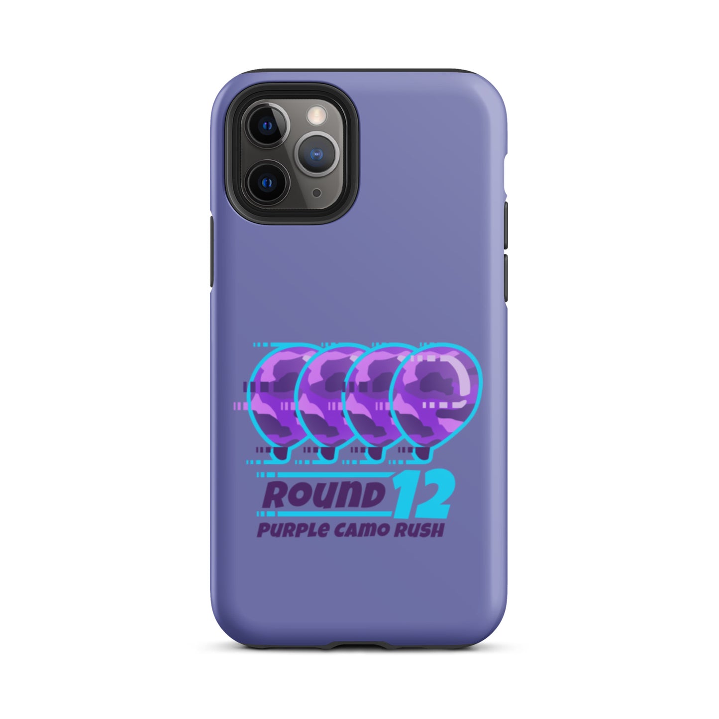 Purple Camo Rush iPhone Case (Tough)