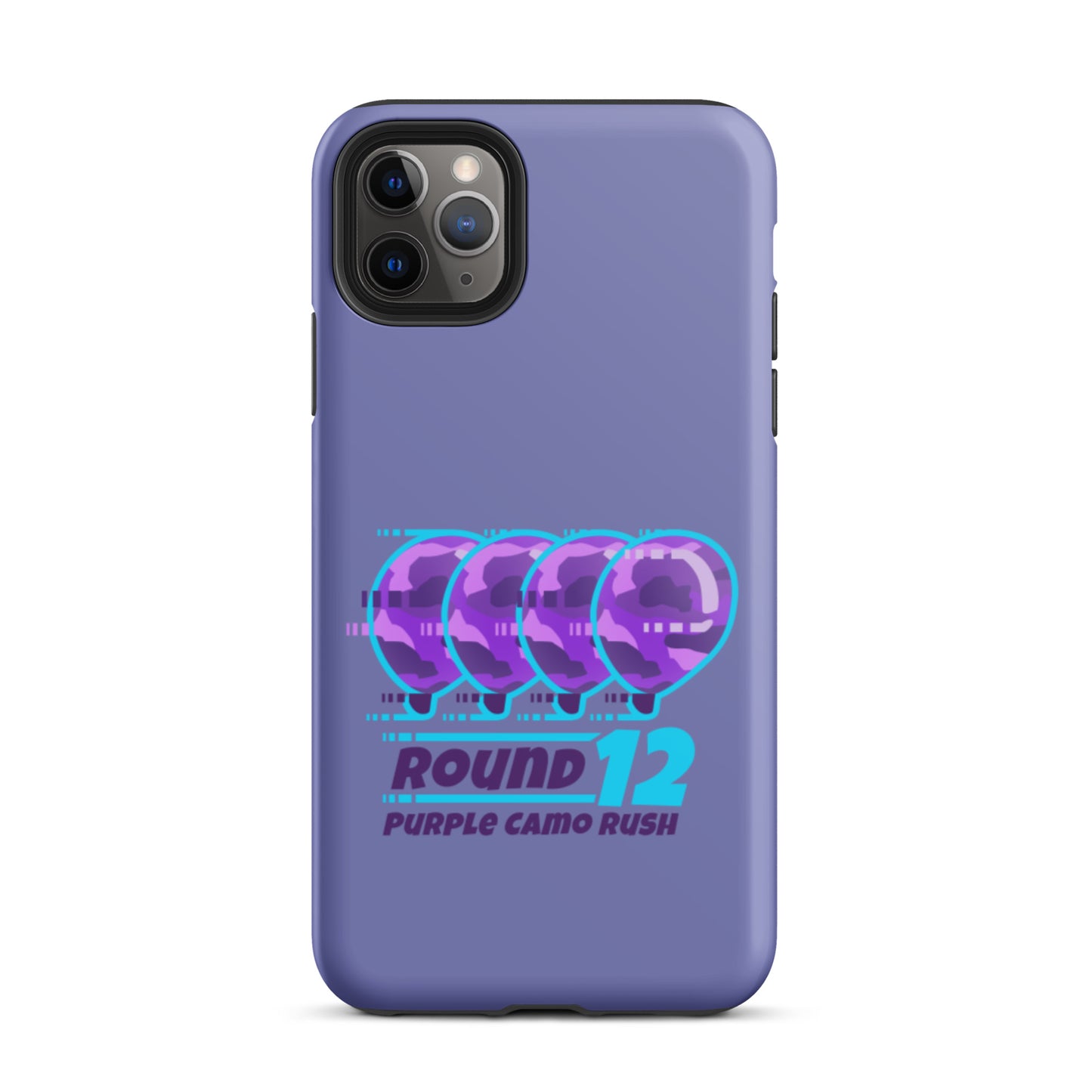 Purple Camo Rush iPhone Case (Tough)