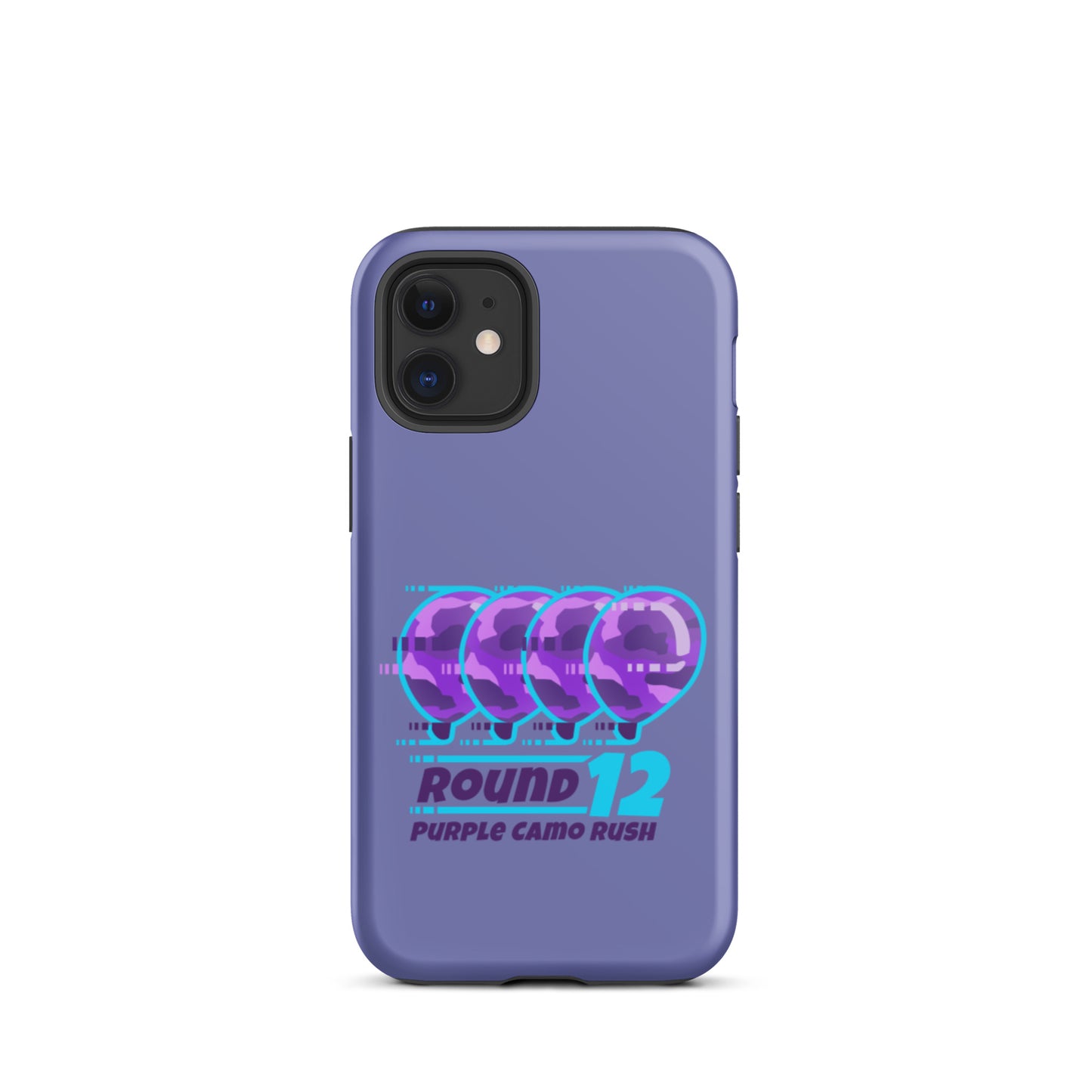 Purple Camo Rush iPhone Case (Tough)