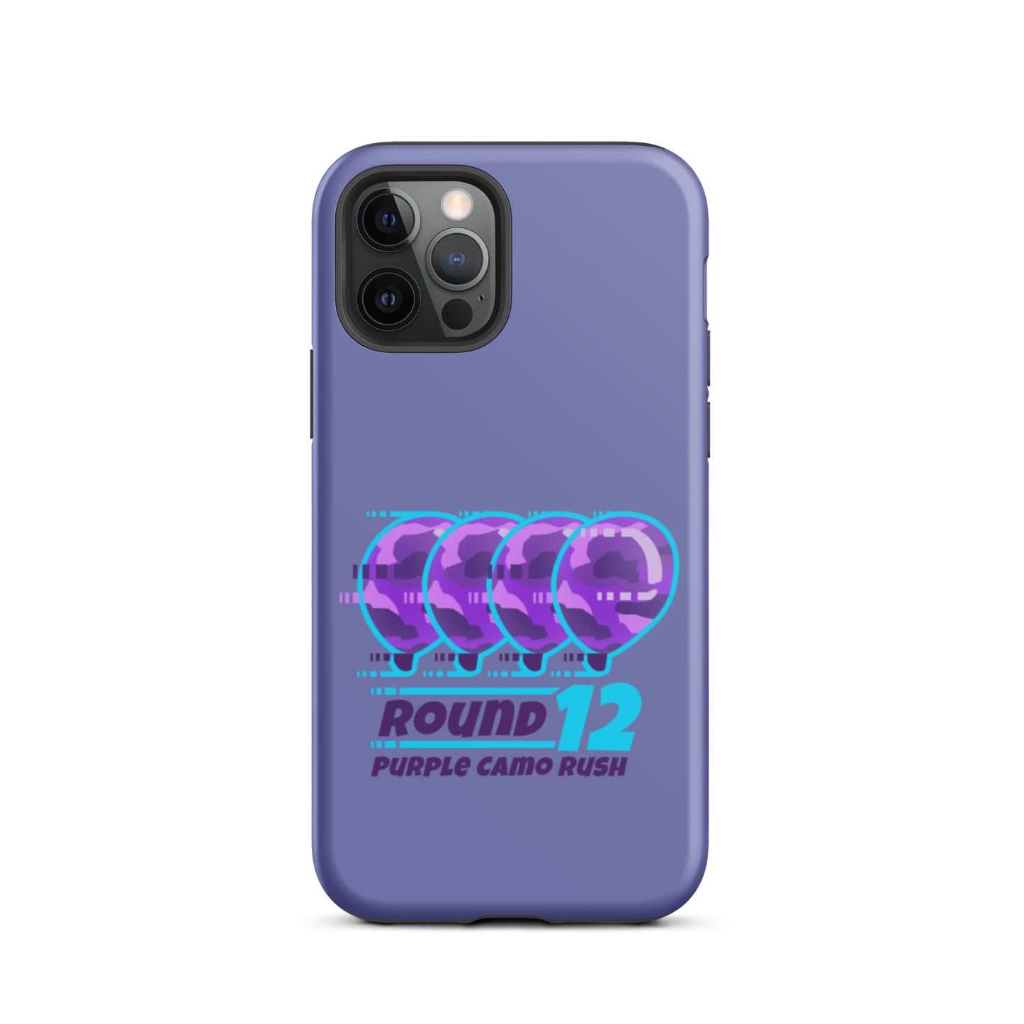 Purple Camo Rush iPhone Case (Tough)