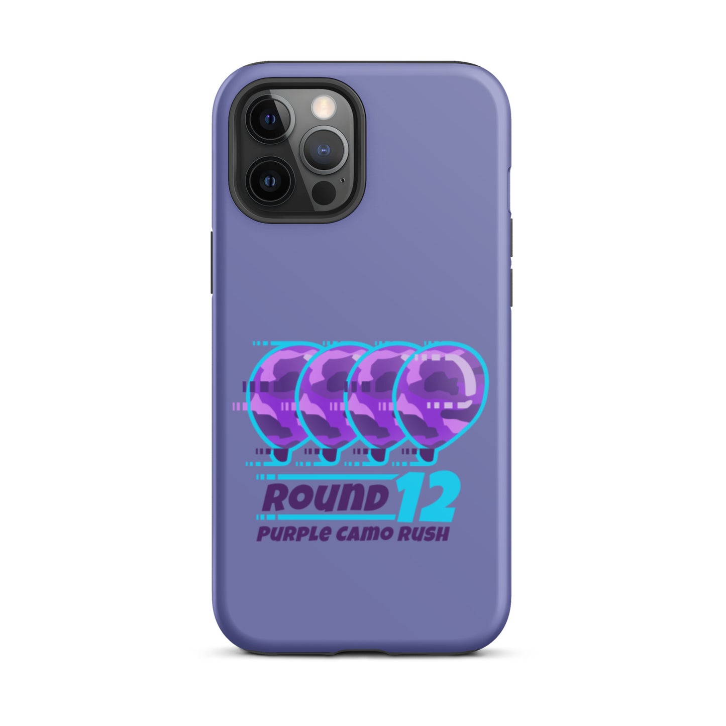 Purple Camo Rush iPhone Case (Tough)