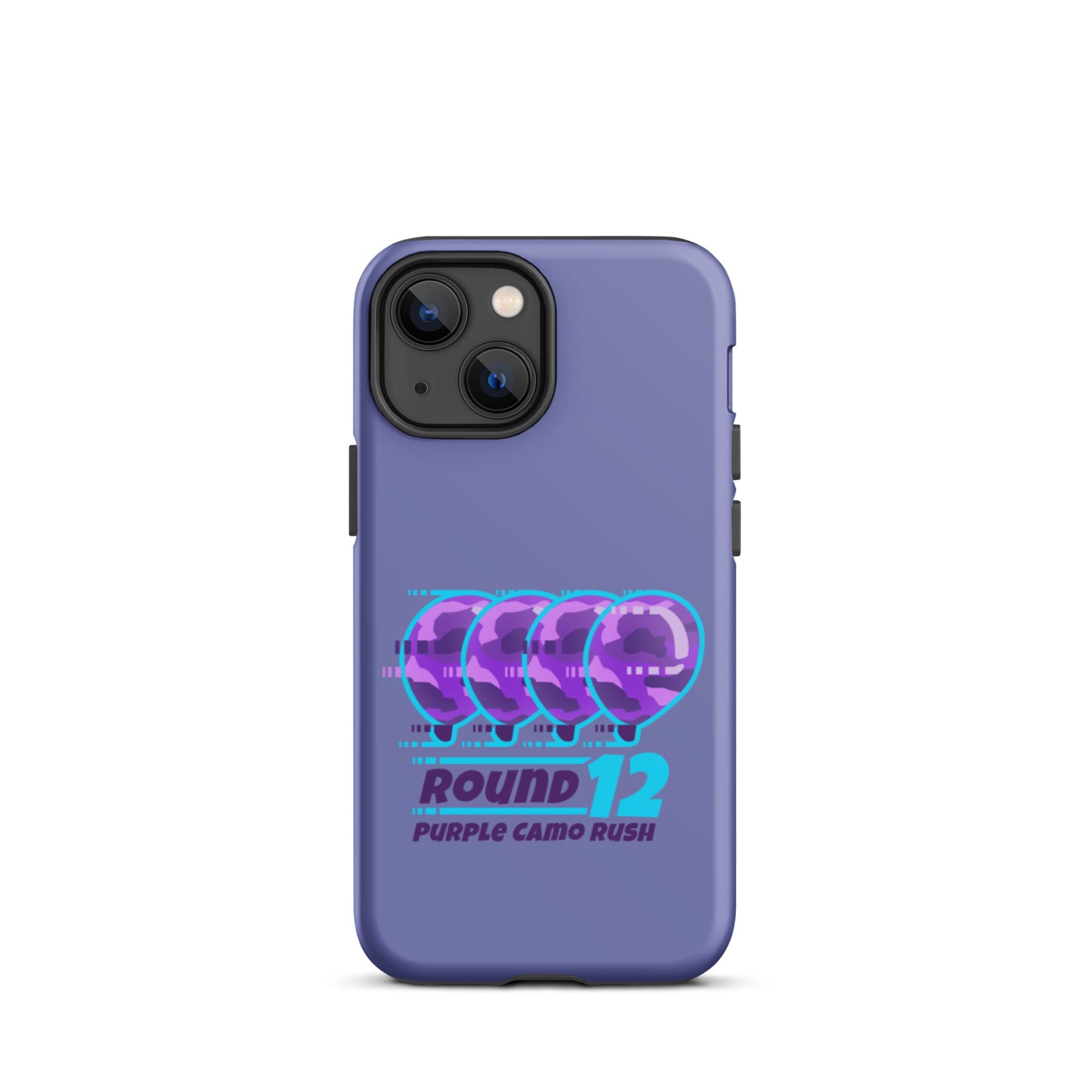 Purple Camo Rush iPhone Case (Tough)