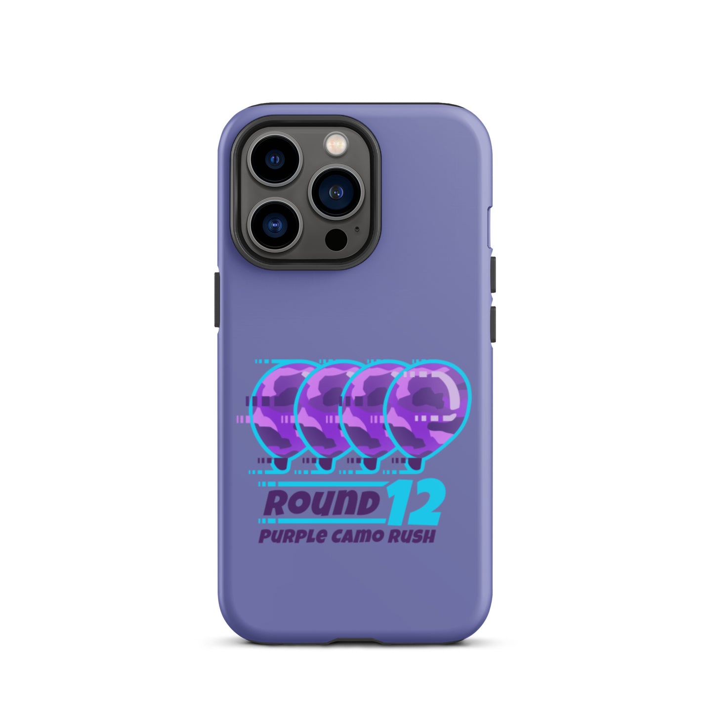 Purple Camo Rush iPhone Case (Tough)