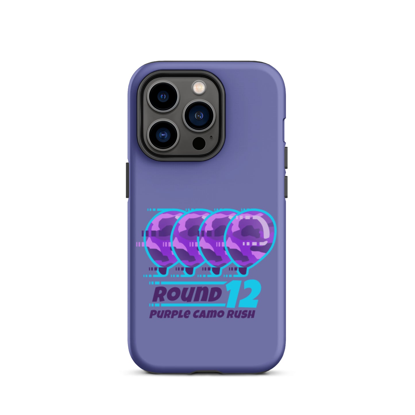 Purple Camo Rush iPhone Case (Tough)